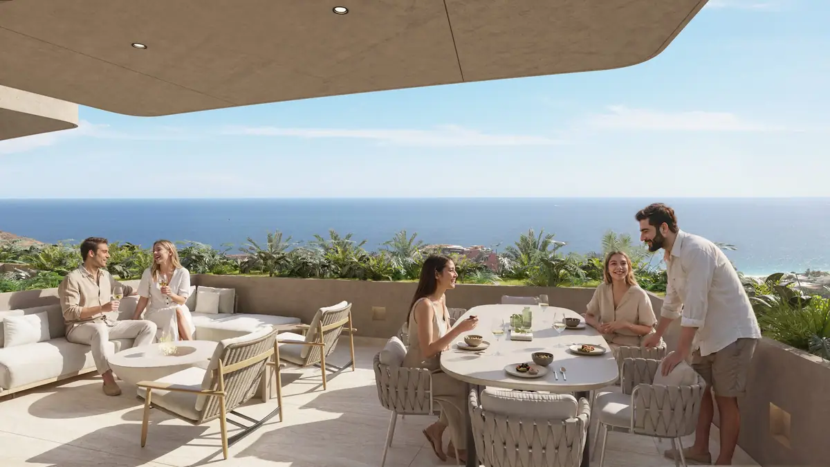 Terrace Residence with ocean view
